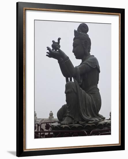 Tian Tan Statues, Hong Kong, China-Julie Eggers-Framed Photographic Print