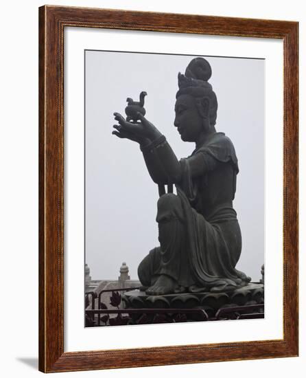 Tian Tan Statues, Hong Kong, China-Julie Eggers-Framed Photographic Print