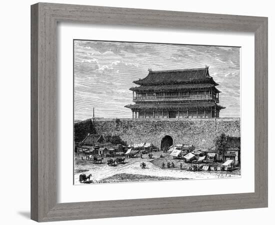 Tiananmen Gate, Peking, China, 19th Century-C Laplante-Framed Giclee Print