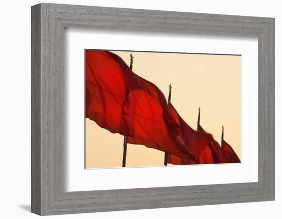 Tiananmen Square.-Jon Hicks-Framed Photographic Print