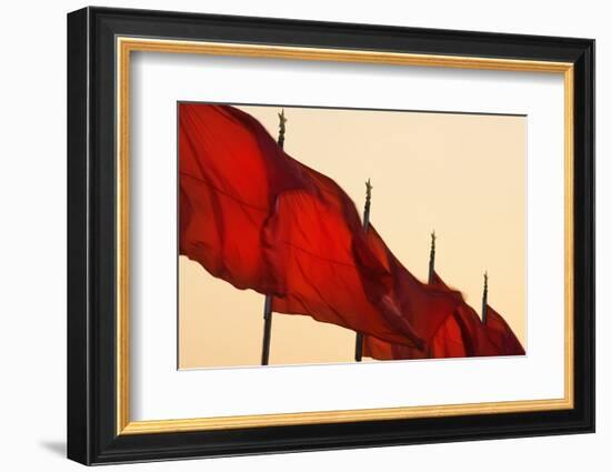 Tiananmen Square.-Jon Hicks-Framed Photographic Print