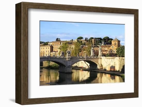 Tiber River, Rome, Lazio, Italy, Europe-Hans-Peter Merten-Framed Photographic Print