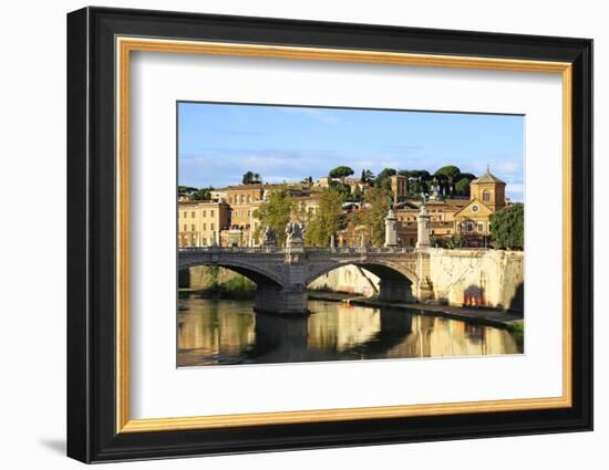 Tiber River, Rome, Lazio, Italy, Europe-Hans-Peter Merten-Framed Photographic Print