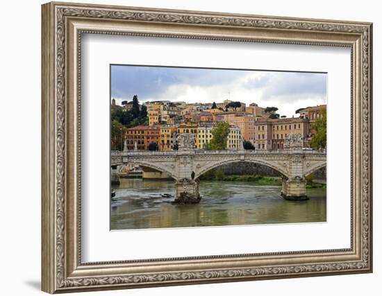 Tiber River, Rome, Lazio, Italy, Europe-Hans-Peter Merten-Framed Photographic Print