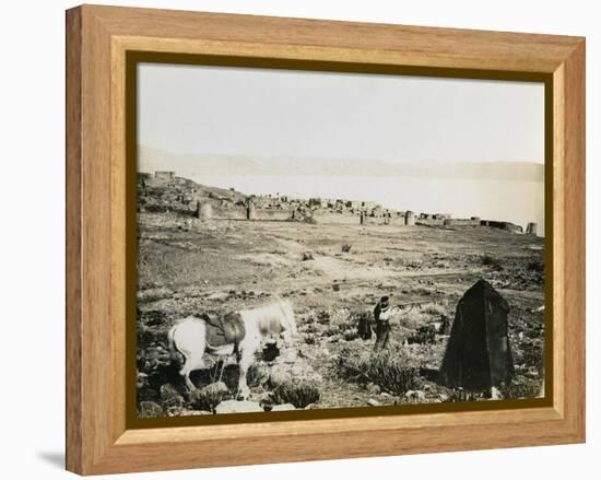 Tiberias from the Southwest, 1850s-Mendel John Diness-Framed Premier Image Canvas