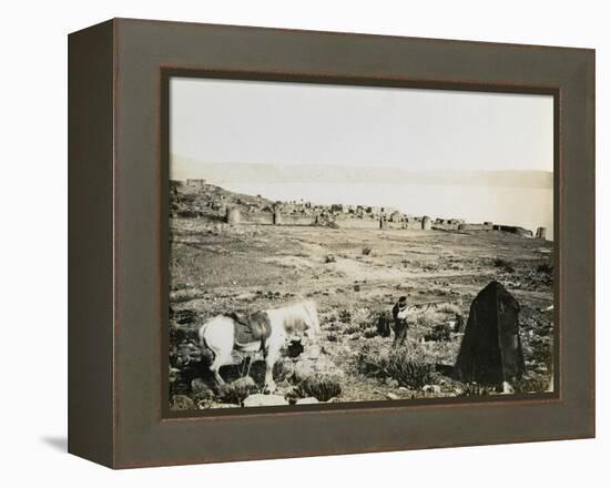 Tiberias from the Southwest, 1850s-Mendel John Diness-Framed Premier Image Canvas