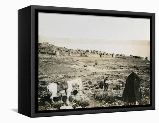 Tiberias from the Southwest, 1850s-Mendel John Diness-Framed Premier Image Canvas