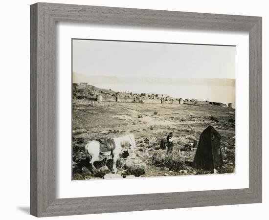 Tiberias from the Southwest, 1850s-Mendel John Diness-Framed Giclee Print