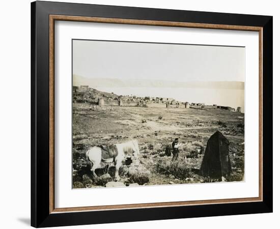 Tiberias from the Southwest, 1850s-Mendel John Diness-Framed Giclee Print