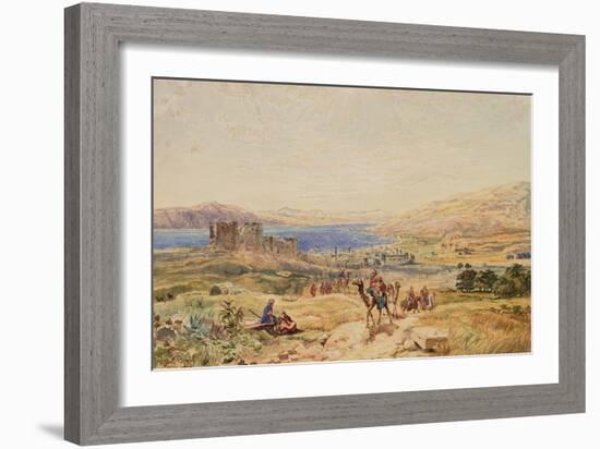 Tiberias on the Sea of Galilee, C.1850-Samuel Bough-Framed Giclee Print