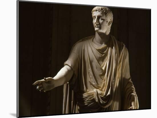 Tiberius 42 BC -37 AD, Second Roman Emperor, Marble Statue from the Vatican Collection-null-Mounted Photographic Print