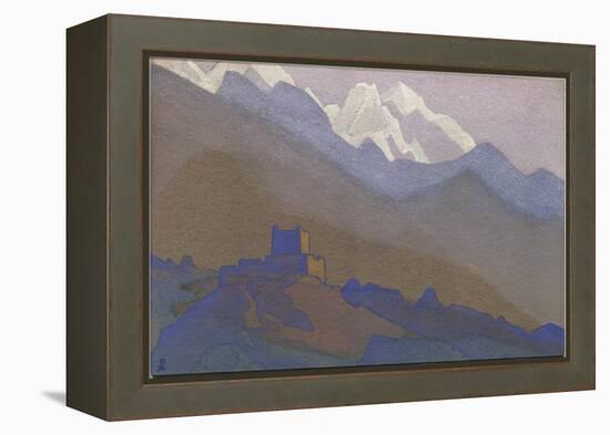 Tibet, Himalayas, 1936 (Tempera on Cardboard)-Nicholas Roerich-Framed Premier Image Canvas