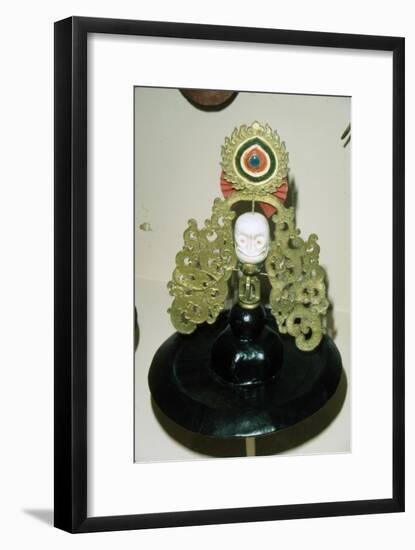 Tibetan Black Hat used in Ritual Black Hat Dance, of pre-Buddhist origin-Unknown-Framed Giclee Print