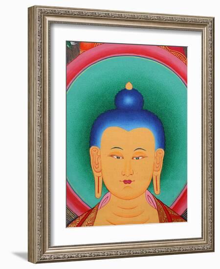 Tibetan Buddha Tanka-Fred de Noyelle-Framed Photographic Print