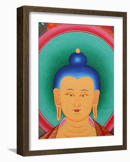 Tibetan Buddha Tanka-Fred de Noyelle-Framed Photographic Print