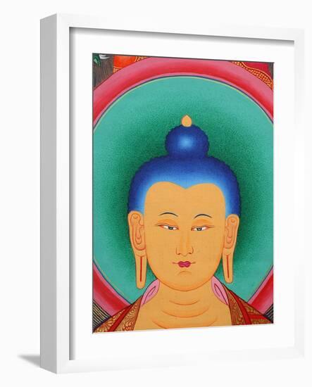 Tibetan Buddha Tanka-Fred de Noyelle-Framed Photographic Print