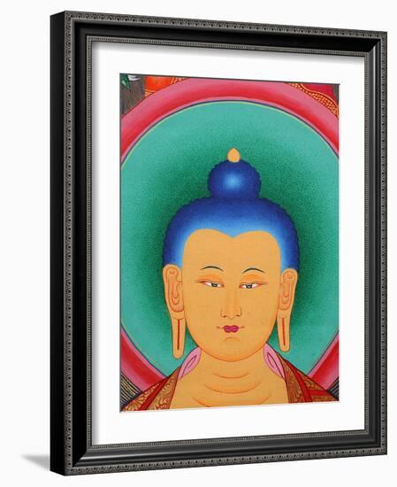 Tibetan Buddha Tanka-Fred de Noyelle-Framed Photographic Print