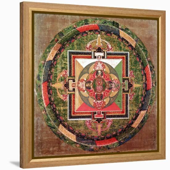 Tibetan Buddhist Mandala-null-Framed Premier Image Canvas