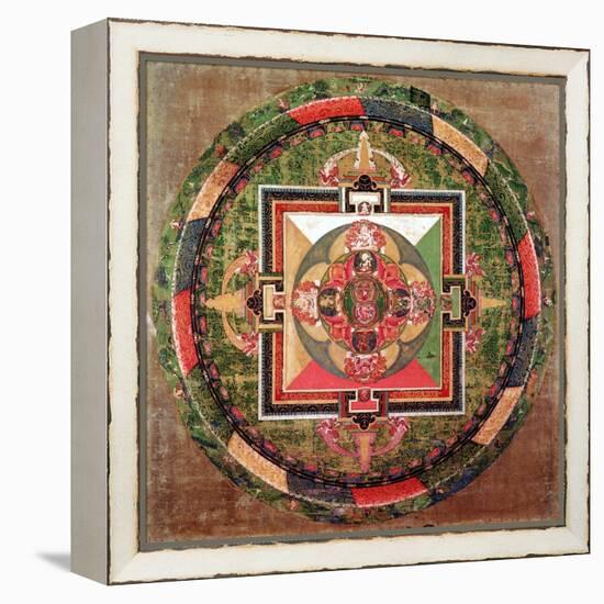 Tibetan Buddhist Mandala-null-Framed Premier Image Canvas