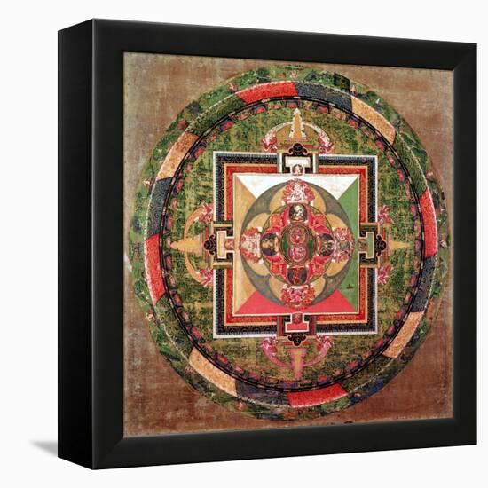 Tibetan Buddhist Mandala-null-Framed Premier Image Canvas