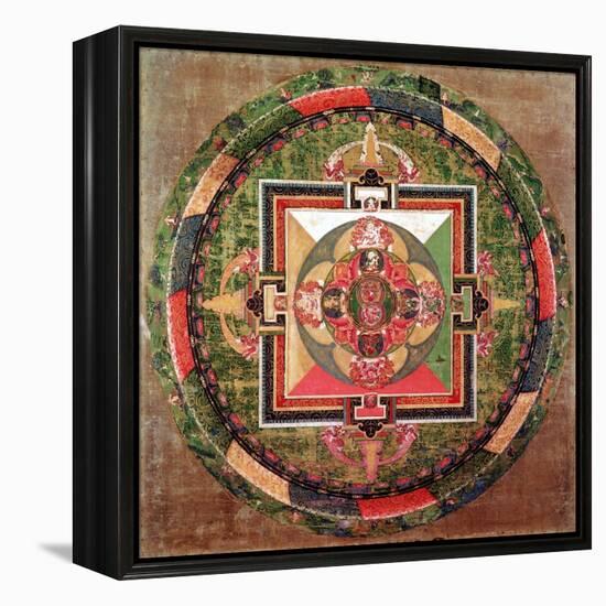 Tibetan Buddhist Mandala-null-Framed Premier Image Canvas