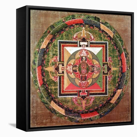 Tibetan Buddhist Mandala-null-Framed Premier Image Canvas