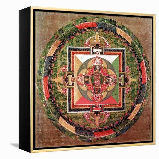 Tibetan Buddhist Mandala-null-Framed Premier Image Canvas