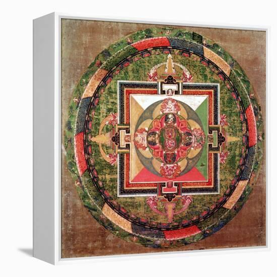 Tibetan Buddhist Mandala-null-Framed Premier Image Canvas