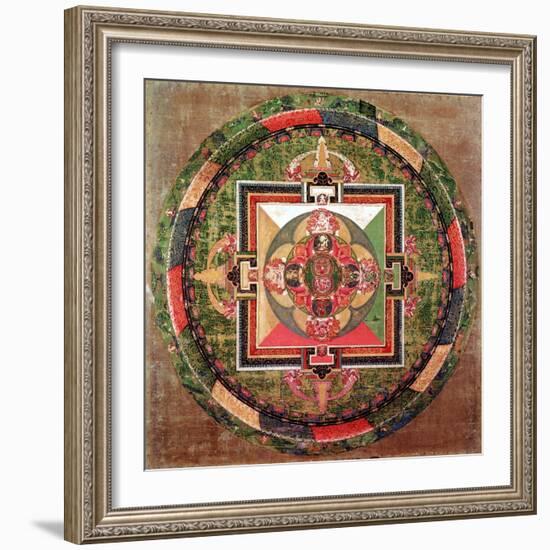 Tibetan Buddhist Mandala-null-Framed Giclee Print