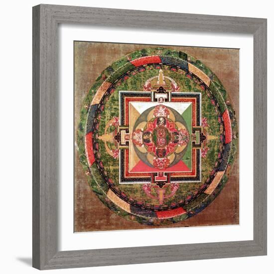 Tibetan Buddhist Mandala-null-Framed Giclee Print