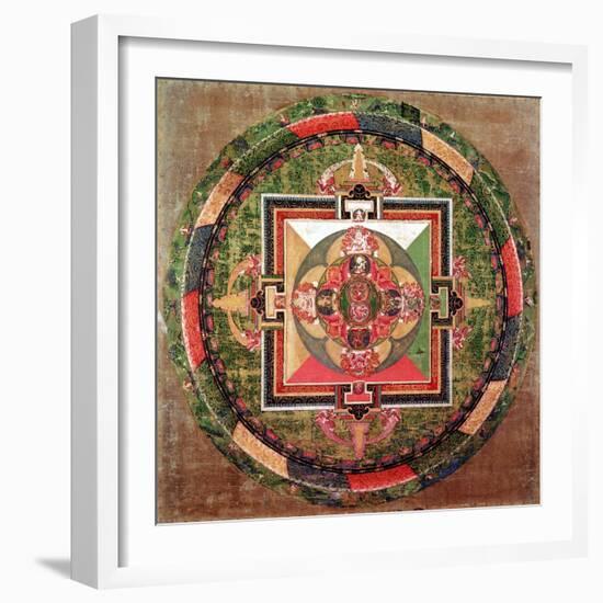 Tibetan Buddhist Mandala-null-Framed Giclee Print