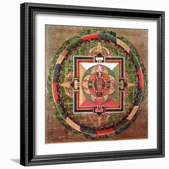 Tibetan Buddhist Mandala-null-Framed Giclee Print