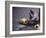 Tibetan Buddhist Pilgrim Reading Texts and Holding Prayer Wheel, Lhasa, China-Alison Wright-Framed Photographic Print