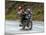 Tibetan Family Traveling on Motorbike in the Mountains, East Himalayas, Tibet, China-Keren Su-Mounted Photographic Print