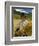 Tibetan Farmer Harvesting Barley, East Himalayas, Tibet, China-Keren Su-Framed Photographic Print