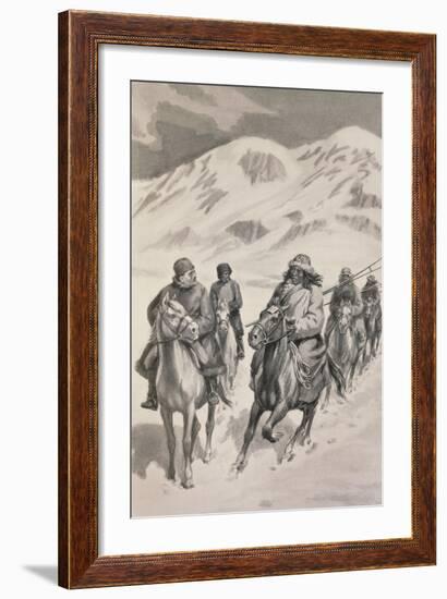 Tibetan People from Trans-Himalaya-null-Framed Giclee Print