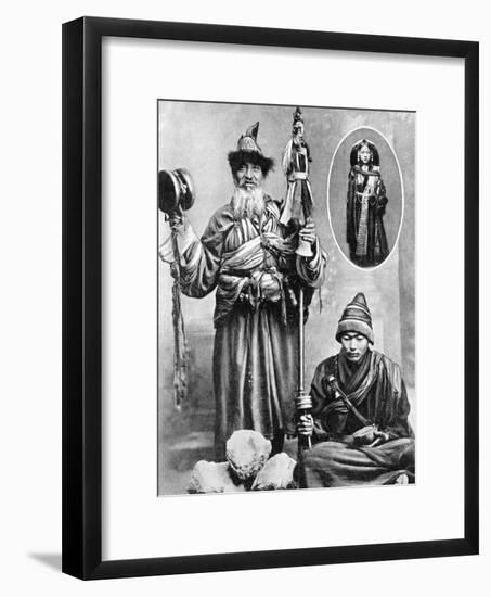 Tibetan Priests, 1936-Ewing Galloway-Framed Giclee Print