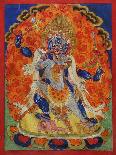 Dharmachakra, Wheel of Transmigratory Existence-Tibetan School-Framed Giclee Print