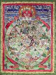 Dharmachakra, Wheel of Transmigratory Existence-Tibetan School-Giclee Print