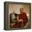 Tibetan Spiritual Leader in Exile Dalai Lama in Smiling Portrait-Ted Thai-Framed Premier Image Canvas