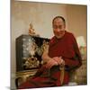 Tibetan Spiritual Leader in Exile Dalai Lama in Smiling Portrait-Ted Thai-Mounted Premium Photographic Print