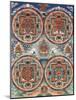 Tibetan Thangka with Four Mandalas-null-Mounted Giclee Print