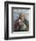 Tibetan Woman Holding Praying Wheel in Sakya Monastery, Tibet, China-Keren Su-Framed Photographic Print