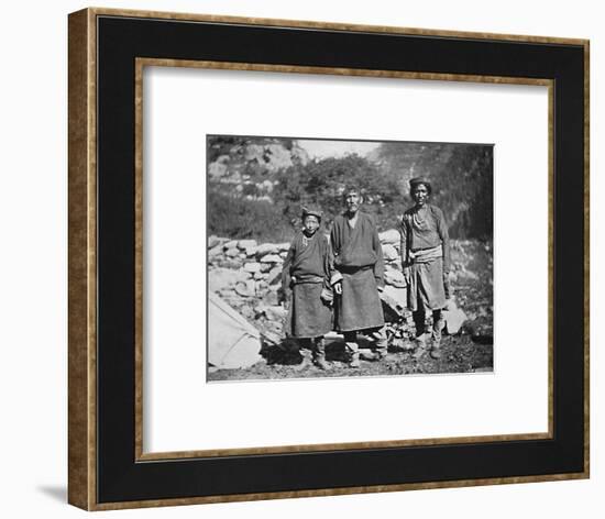 Tibetans of high rank, 1902-Arnold Henry Savage Landor-Framed Photographic Print