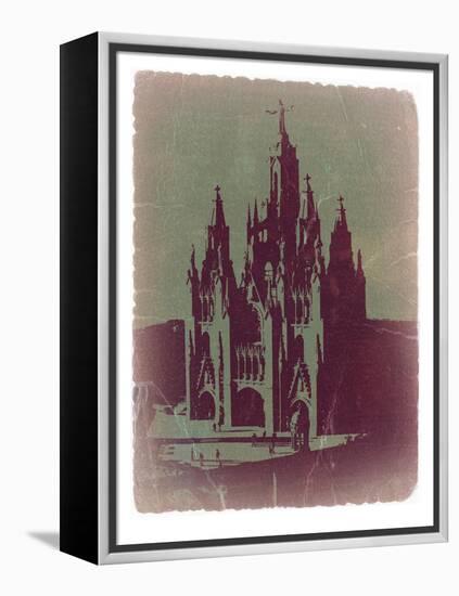 Tibidabo Barcelona-NaxArt-Framed Stretched Canvas