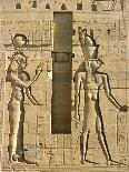 Detail of Isis and Horus from Sculptural Program of the Temple of Isis at Philae-Tibor Bognár-Photographic Print