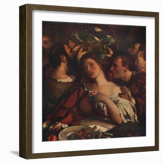 'Tibullus in the House of Delia', c1900, (1932)-Charles Shannon-Framed Giclee Print