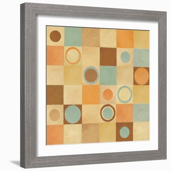 Tic Tac Dots I-Delphine Corbin-Framed Art Print