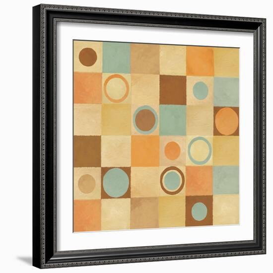 Tic Tac Dots I-Delphine Corbin-Framed Art Print