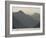 Ticino, Lake Lugano, Lugano, Dawn View of the Alps, Switzerland-Walter Bibikow-Framed Photographic Print